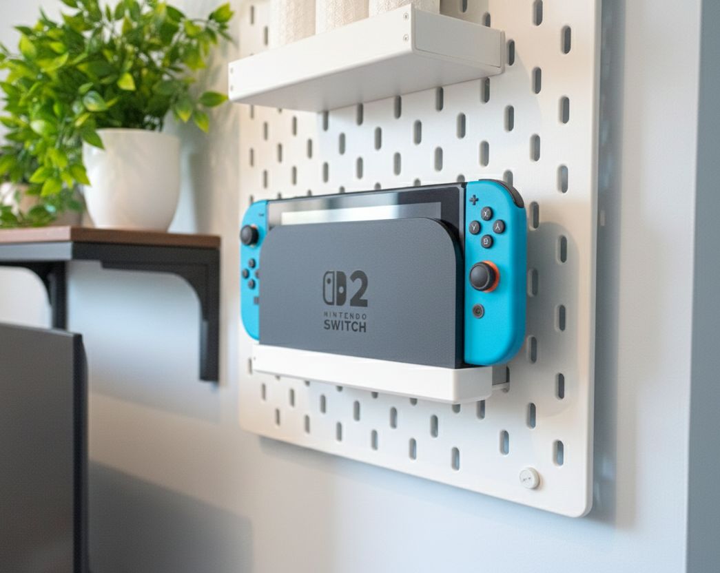 Soporte Pared o IKEA Skadis para Nintendo Switch 2