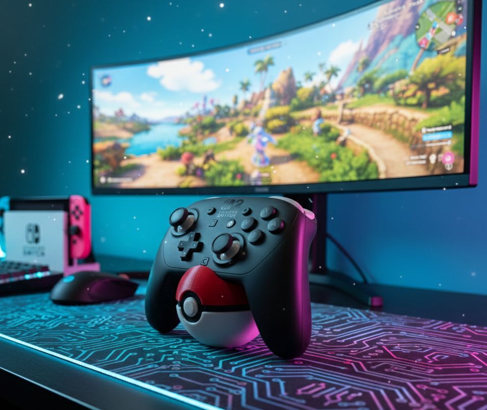 Soporte Poké Ball para Mando Nintendo Switch