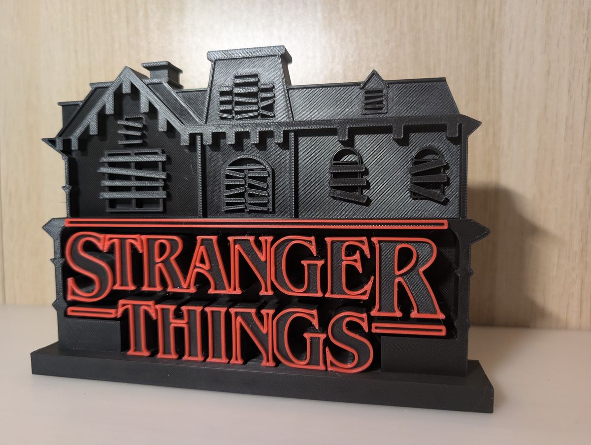Adorno 3D STRANGER THINGS - Casa Vecna