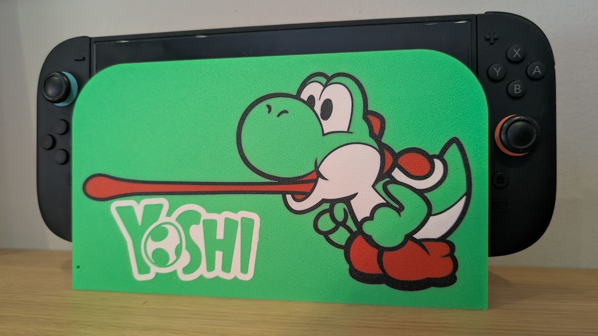 Funda Dock Switch Yoshi 3D - Setup Mario